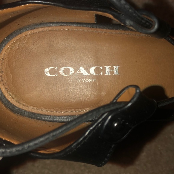 Coach lace up wedged sandals - Picture 6 of 8